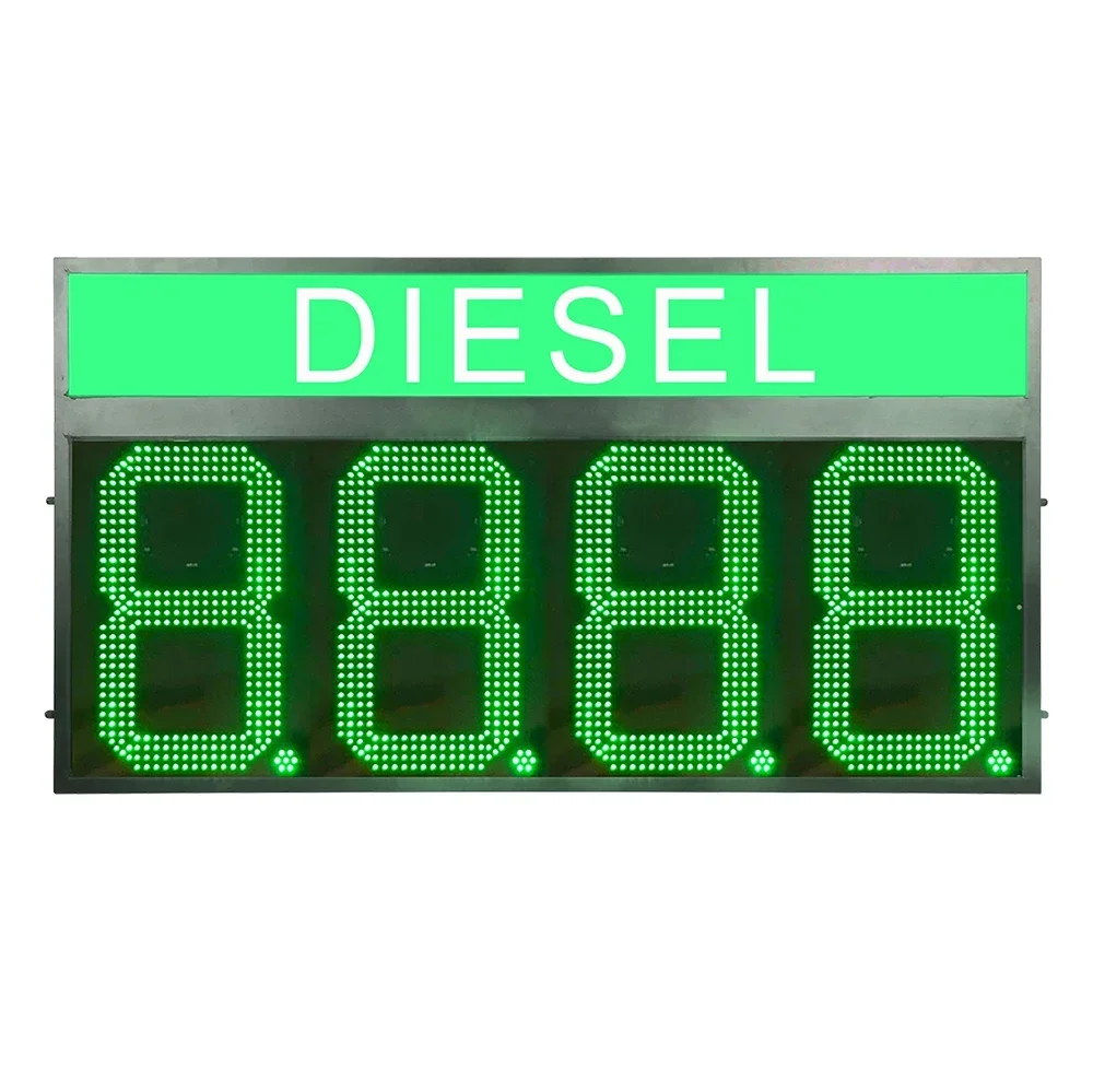 

24" Digital Diesel Regular Led Score Waterproof Display Electronic 888910 Remote Control Gas Station Price Signs