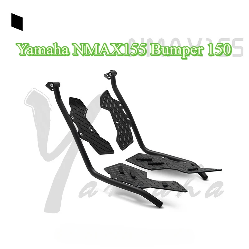 For Yamaha NMAX155 Guard Bar Warrior 150 Front Bumper Bar Stainless Steel Bumper Foot Pedal Modified Aluminium Alloy Accessories