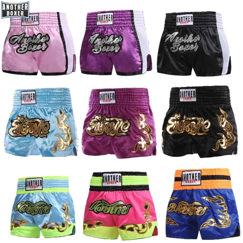 MMA Fight Shorts Grappling Kickboxing Muay Thai Shorts BJJ Gym Training Running Athletic Wrestling Shorts For Men, Women & Child