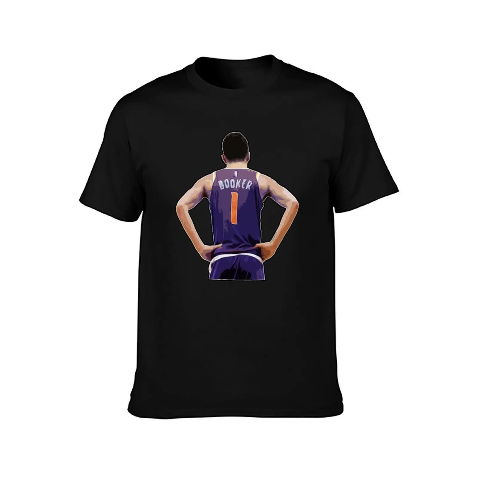 Devin Booker T-Shirt Summer Casual Cotton Tee Oversized Streetwear Tops Vintage Graphic Print Loose Fit Short Sleeve
