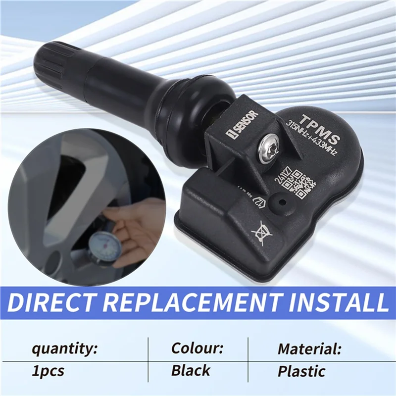

Tyre TPMS Sensor 3Pcs Programmable Tire Pressure Sensor 315MHZ+ 433Mhz 2 In 1 For Autel Tool TS408 TS508 ITS600 MX Sensor