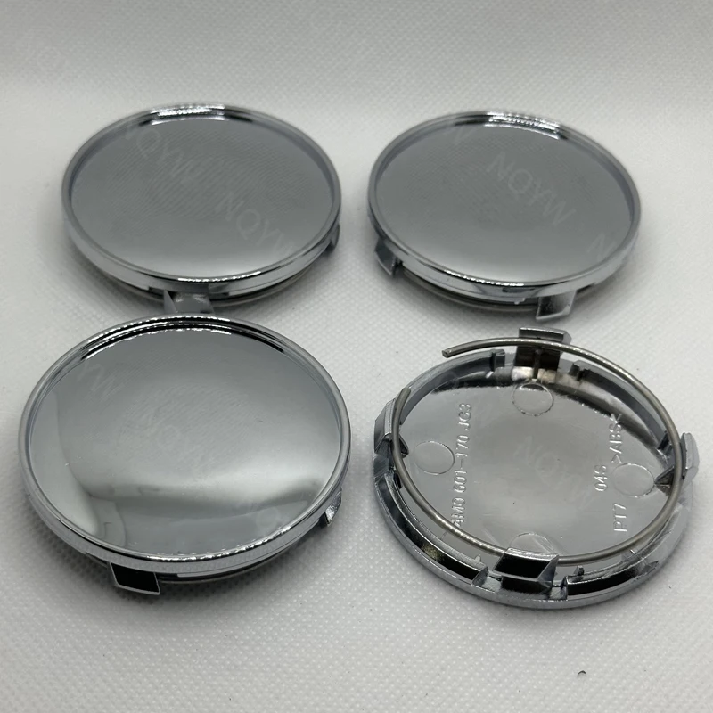 4Pcs/lot 61mm Blank No Logo Car Wheel Center Cap For Audi New Q7 A4 A3 Q3 Car Rim Replace Hubcap Auto Rim Hub Cover Accessories