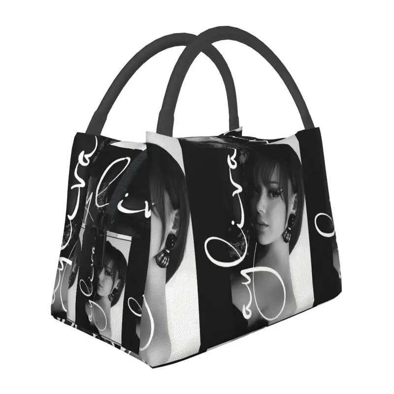 

Music Singer Ayliva Insulated Lunch Bag for Outdoor Picnic Resuable Thermal Cooler Lunch Box Women
