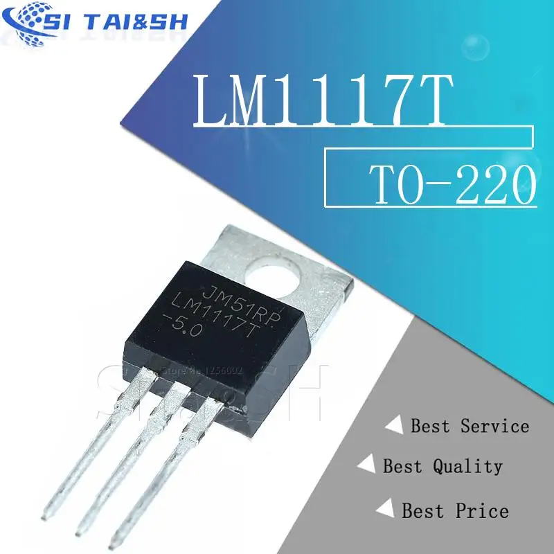 10PCS LM1117T-3.3 LM1117-3.3 LM1117T 3.3V LM1117   LM1117T-5.0 LM1117T-5 LM1117-5.0 LM1117T-ADJ LM1117-ADJ