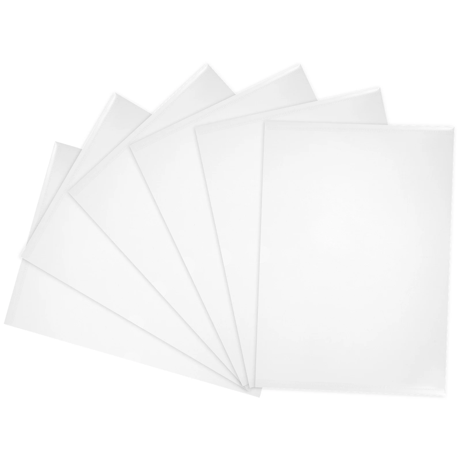 File Protective Sleeve Paper Holder Folder Important Document Organizer Transparent Protector Scrapbooking