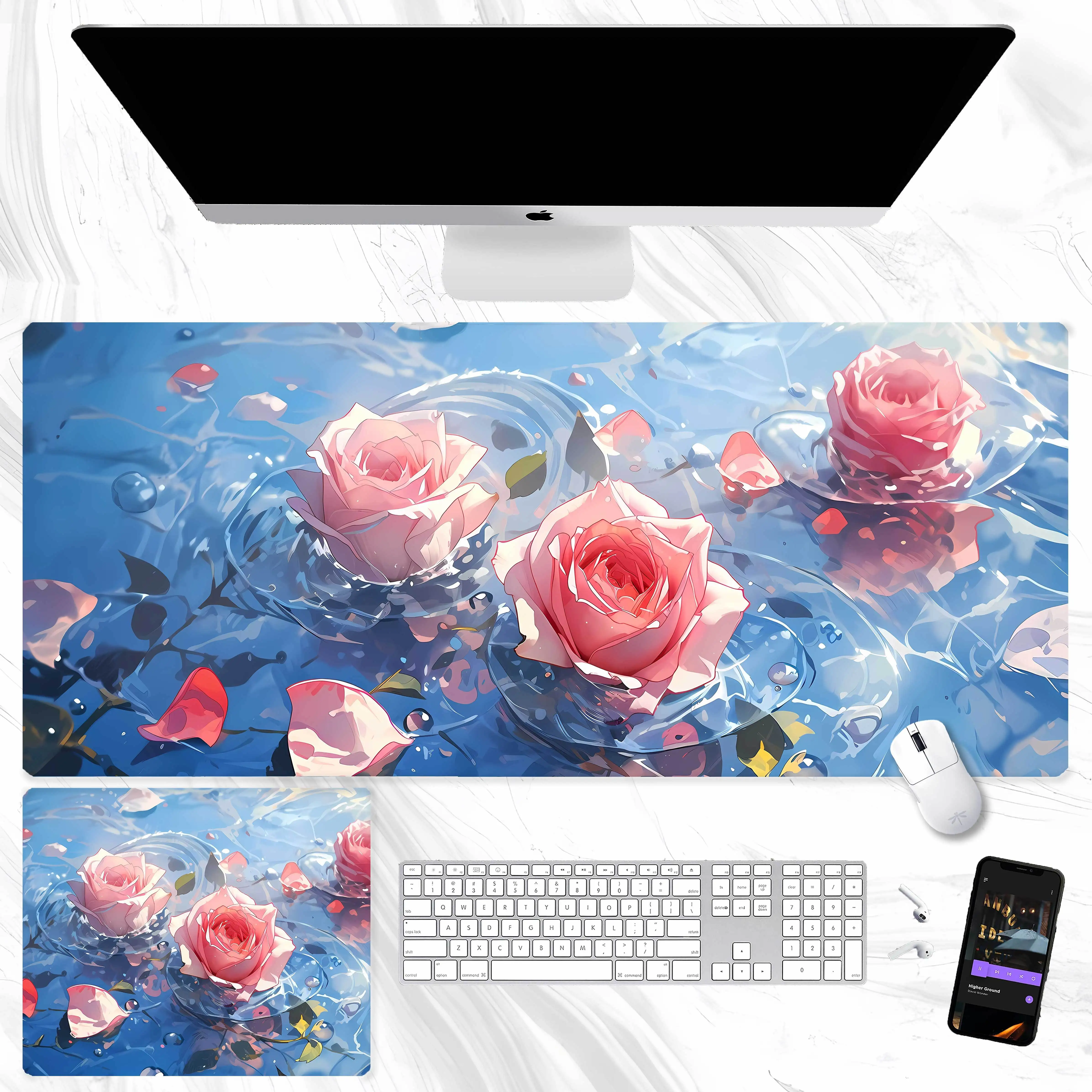 Big Art Mouse Pad Setup Gamer Accessories Mouse Carpet Pad on The Table Anime Mouse Mats Keyboard Pad Kawaii Gaming Table Mat