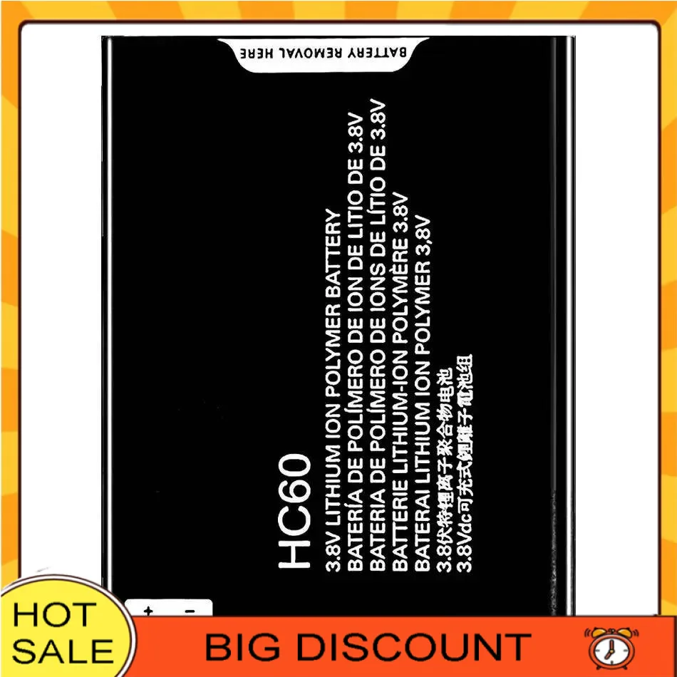 

Аккумулятор большой емкости 4000 мАч для Motorola Moto C Plus Series