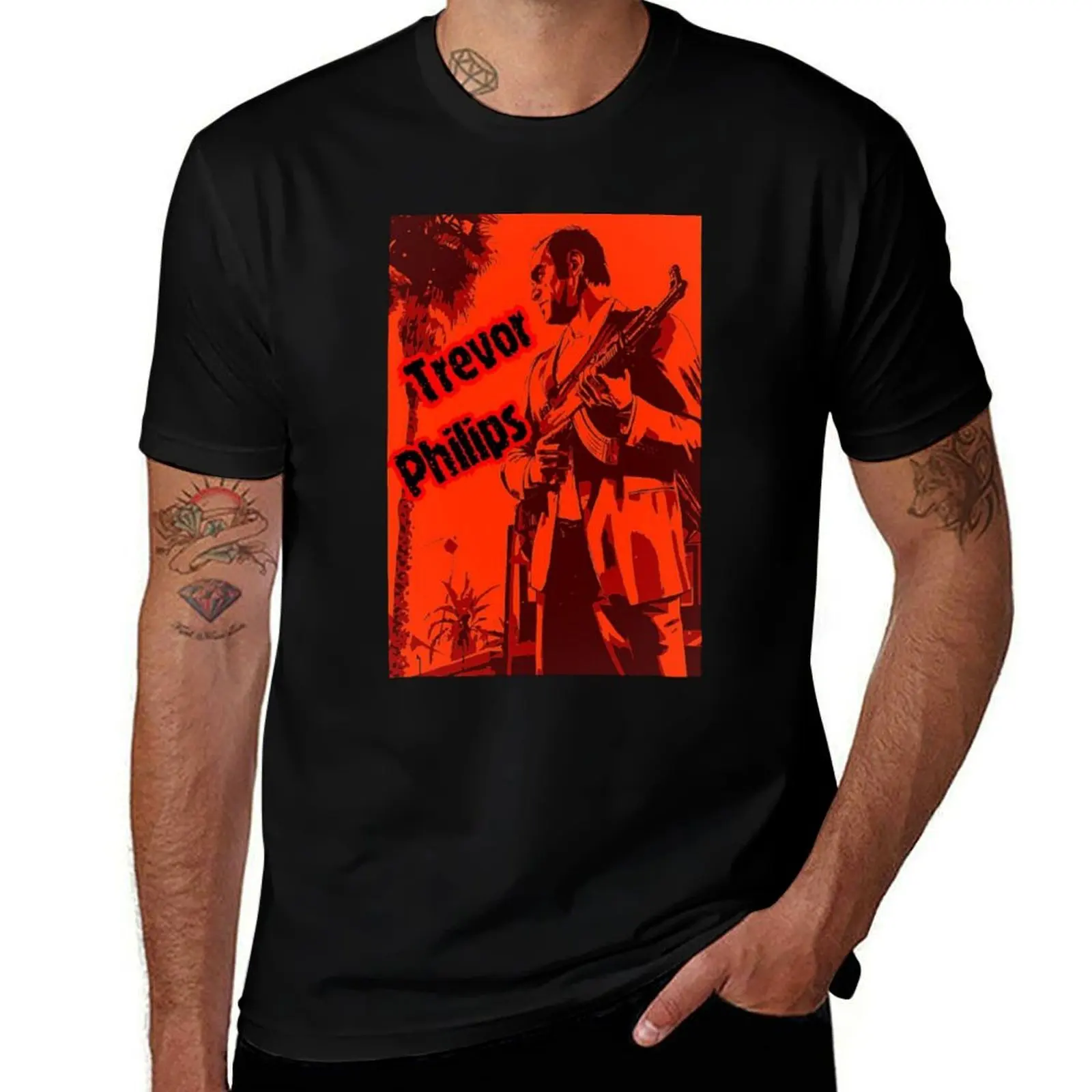 

Trevor Philips (pop art)26 T-Shirt Casual Graphic Print Tee