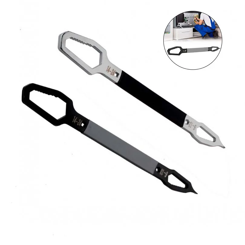 

Double Ended Special-Shaped Wrench 6-13mm 14-24mm Double Head Multifunction Wrenches Heterosexual Plum Spanner Hand Tool