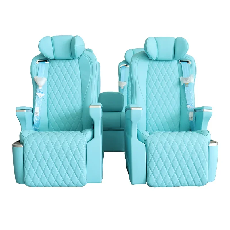Luxury Aero Seat for Toyota Sienna Kia Carnival VIP Pilot Leather Bench Van Captain Seats Auto Interior Upgrade V Class