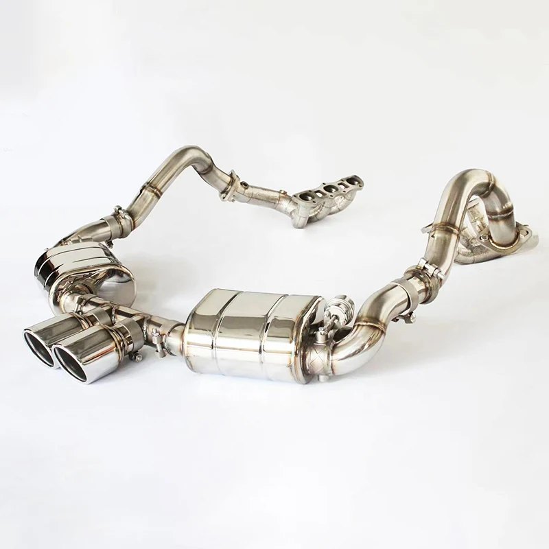 exhaust catback + head section for Porsche 981 Boxster S  3.4L flat six