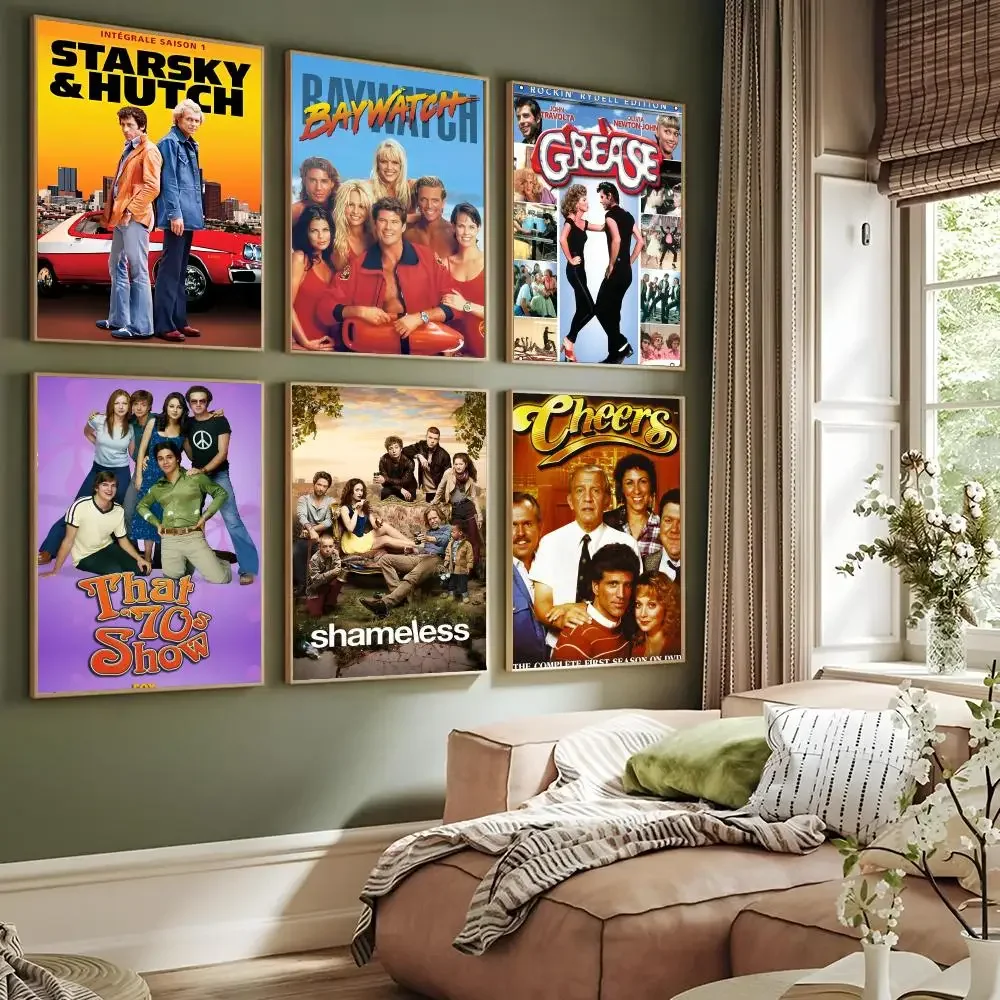 Classic Movie TV Show Retro Poster Paper Print Home Living Room Bedroom Entrance Bar Restaurant Cafe Art Painting Decoration