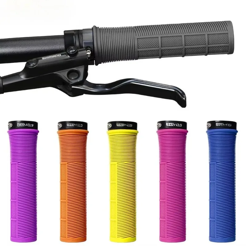 Bike grips, ergonomic lockable grips, non-slip riding accessories