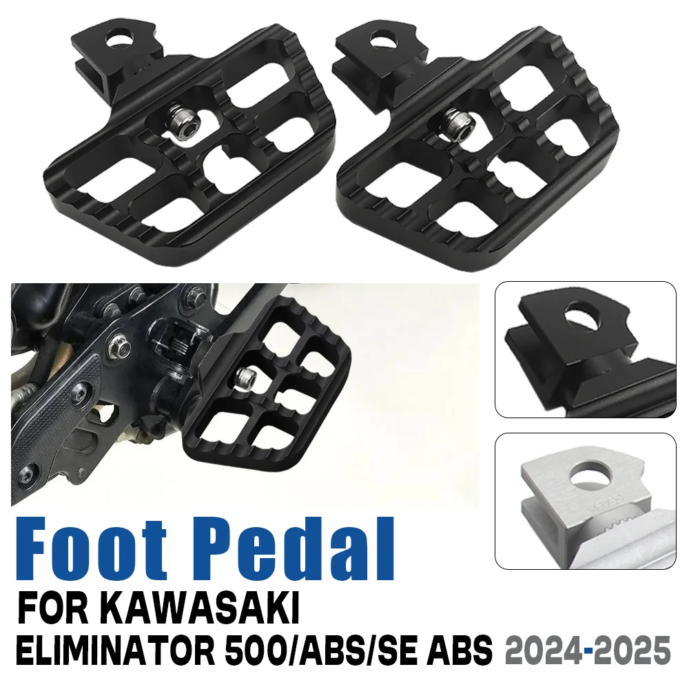 

Для Kawasaki Eliminator 500Se abs 500 подножки подставки для ног педали вращающиеся на 360° регулируемые подножки для водителя аксессуары для мотоциклов