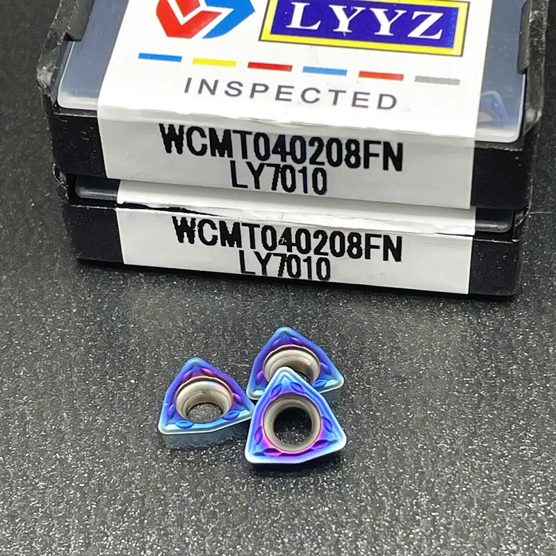 WCMT 030208 FN WCMT 040208 FN WCMT 050308 FN WCMT06T308FN WCMT 080412 Lavorazione dell'acciaio con lama di alta qualità in lega dura FN Nano Blue