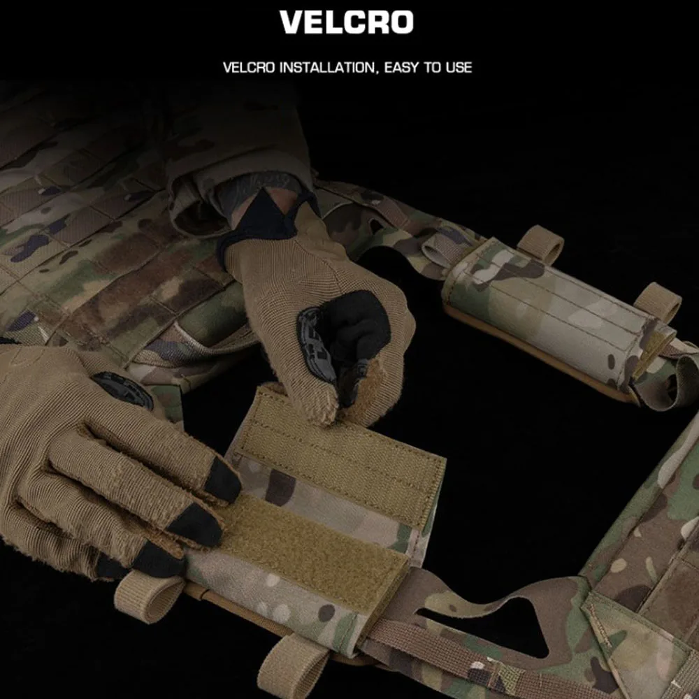 Hombreras acolchadas JPC – Chaleco táctico Airsoft y caza transpirables - imagen 3