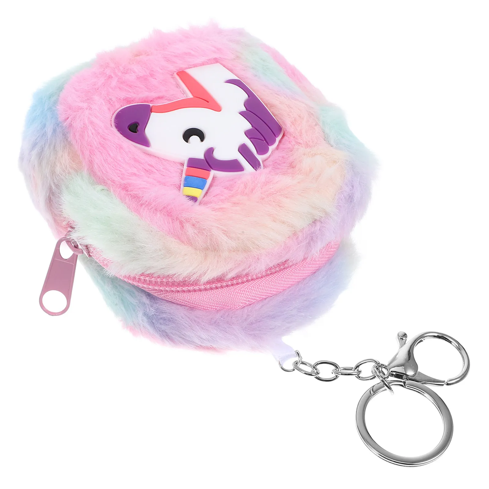 Coin Pouch Keychain Cute Purse for Women Animal Money Cartoon Wallet Bag Zipper Girls Change