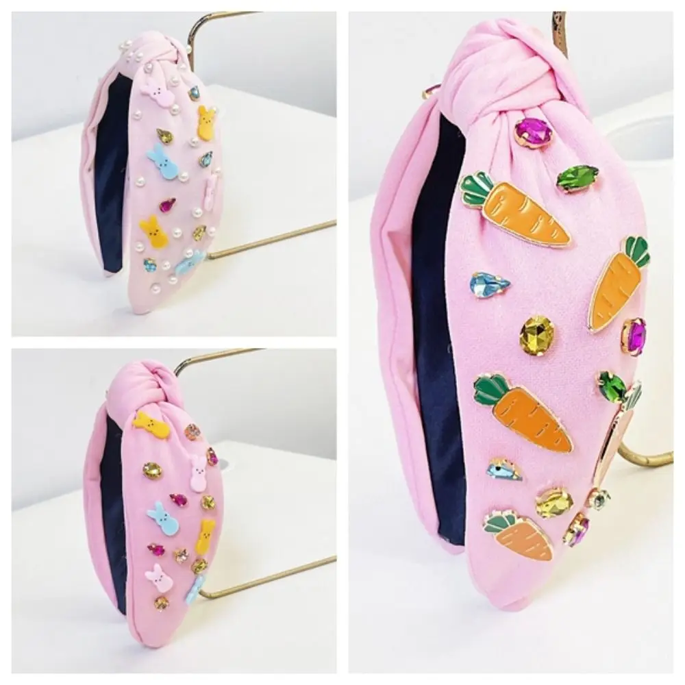 

New Cute Rabbit Headband Versatile Elegant Hair Accessories Stretchy Headwear Easter