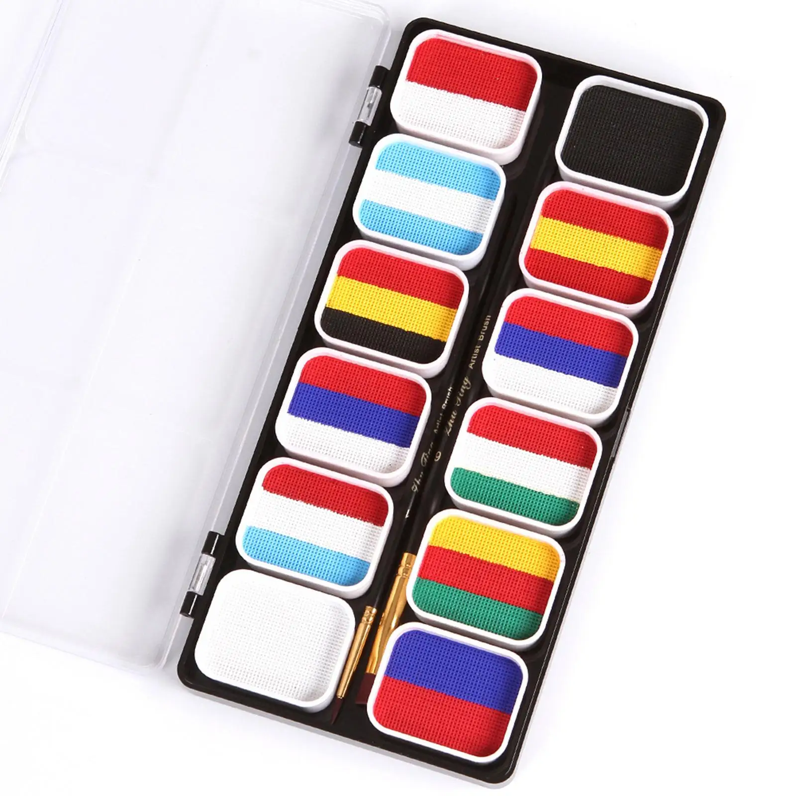 Face and Body Paint Creamy Texture 12 Colors Face Painting Kit for Children Costume Party Carnival Use