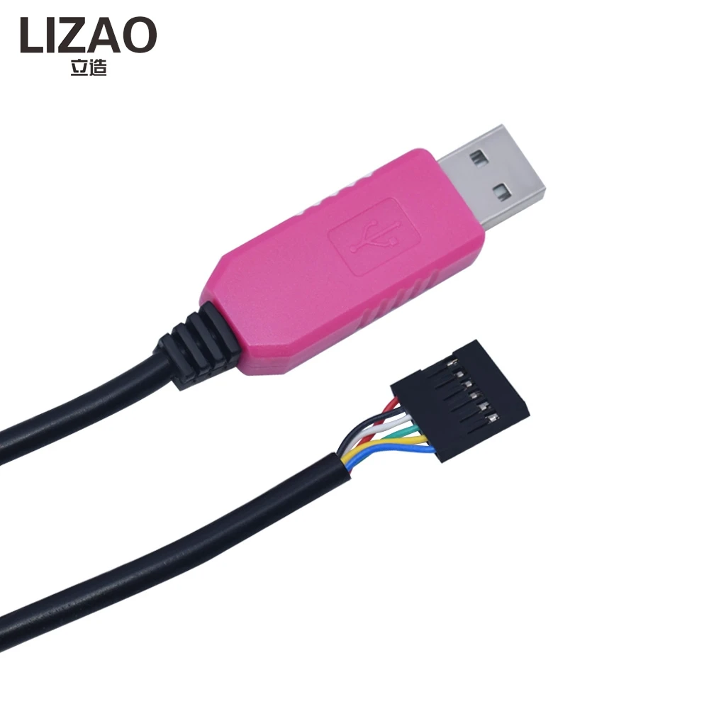 LIZAO 6Pin PL2303HXD USB To TTL RS232 Serial Adapter Module OTG Supported For Windows Android Device Debug