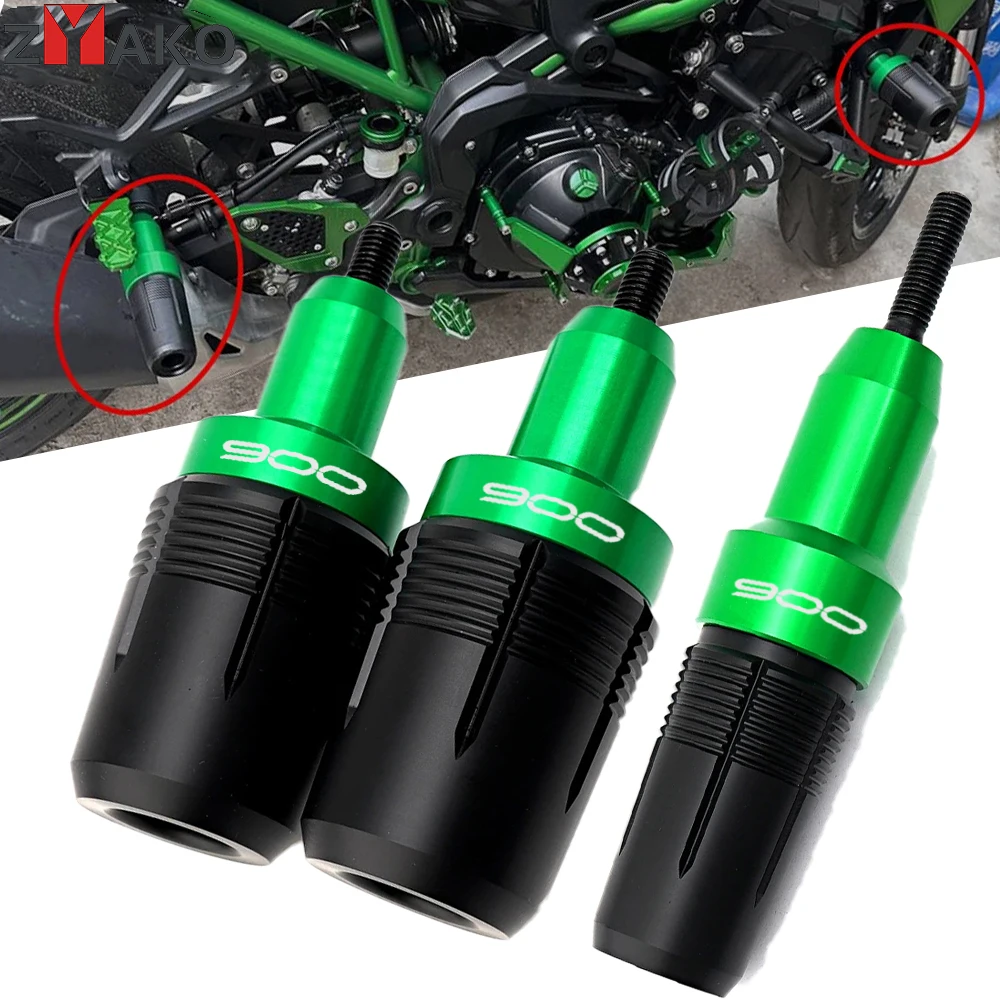 For KAWASAKI Z900 Z 900 Z900RS Z900SE 2017-2023 2024 Motorcycle Frame Sliders Crash Pad Falling Protection Exhaust Slider