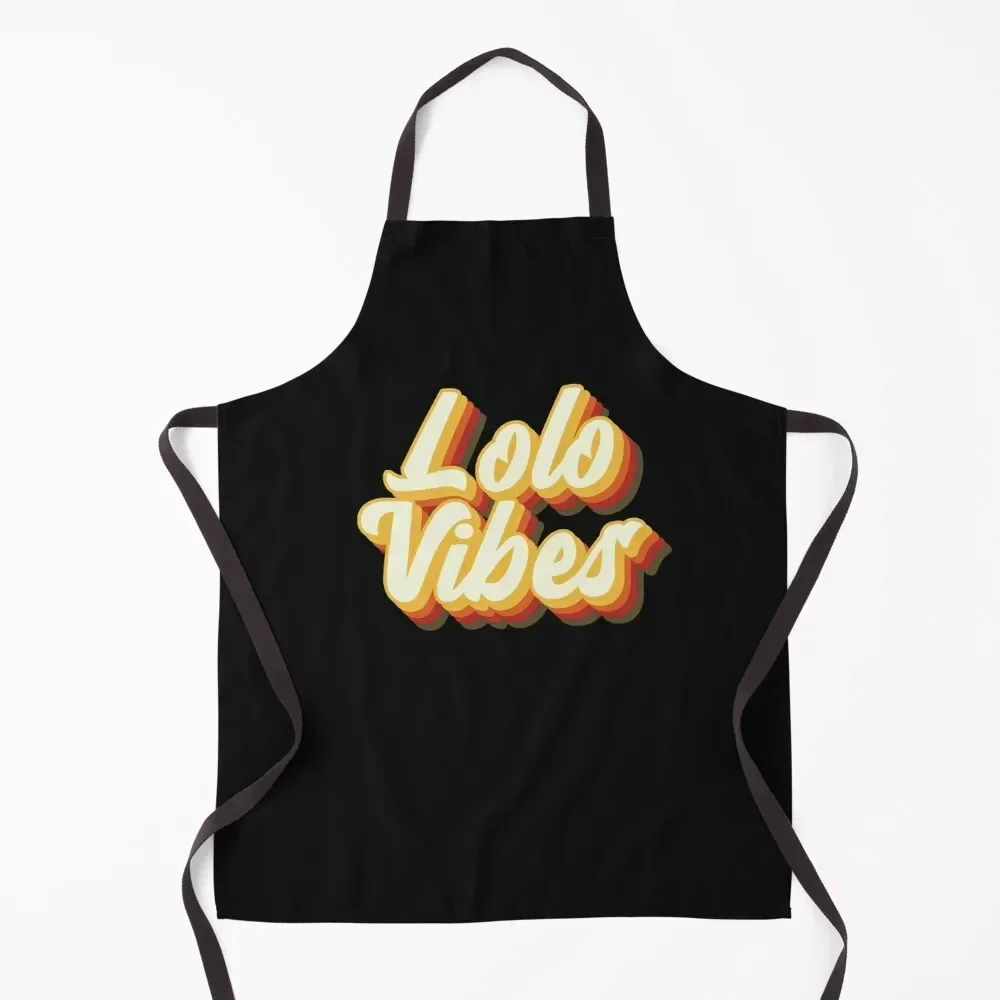 Lolo Vibes 1 Apron Woman Kitchen kitchen item Christmas gift kitchen clothes Apron