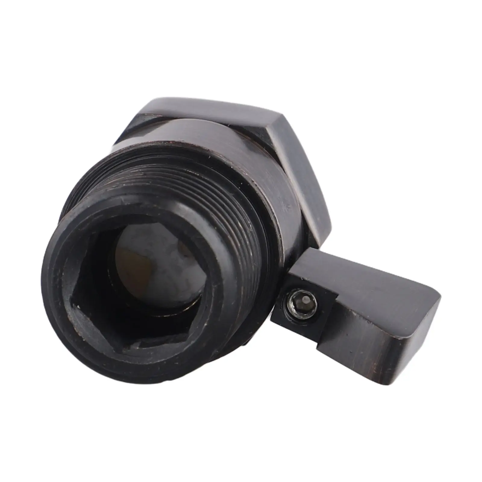 

Запорный клапан для ванной комнаты, душевой клапан, принадлежности для ванной комнаты, черная латунь, герметичный, быстрый контроль, регулятор потока воды