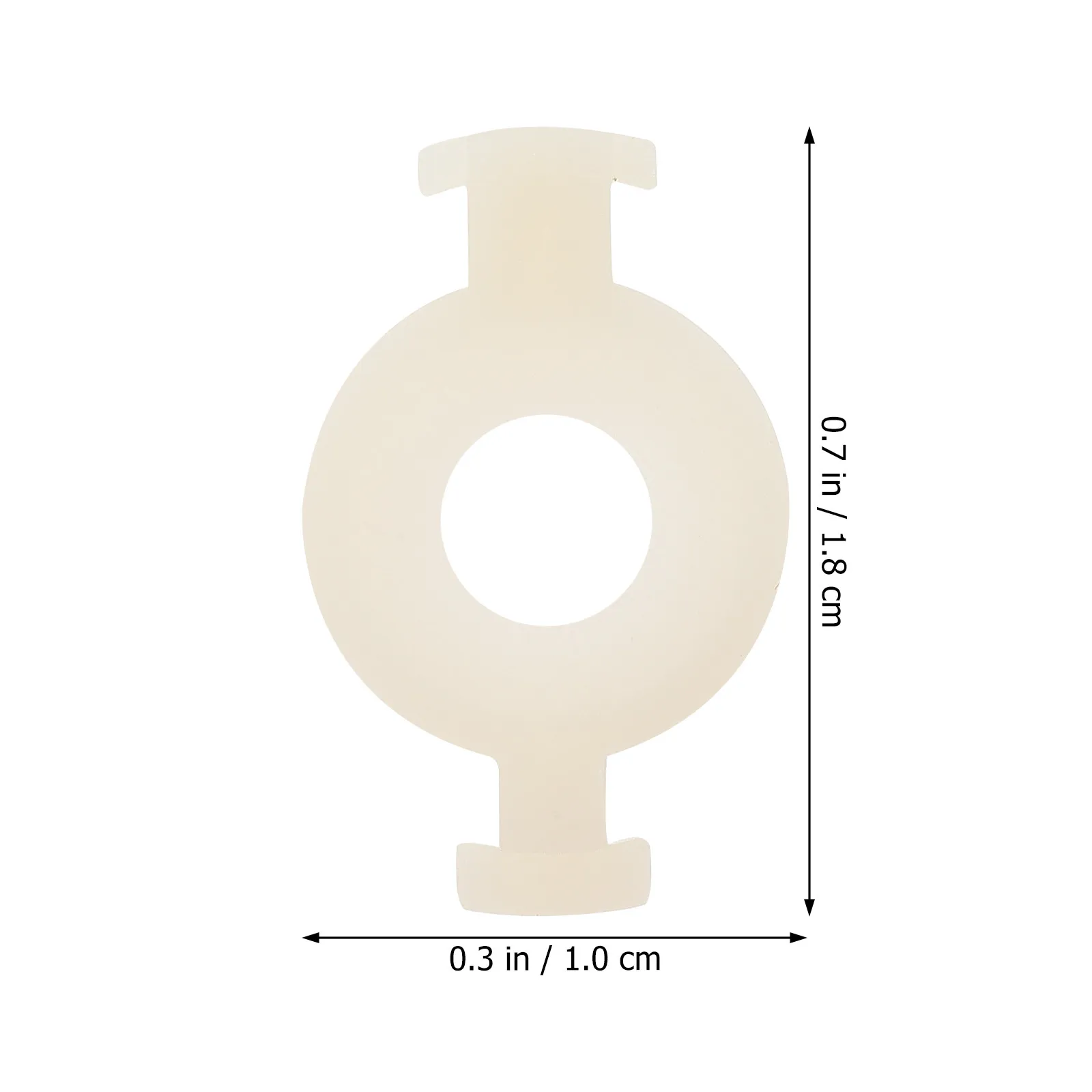 3Pcs Trumpet Button Spring Pads Sturdy Plastic Trumpet Spring Supporting Pieces Easy-Install Replacement Parts Compatible with