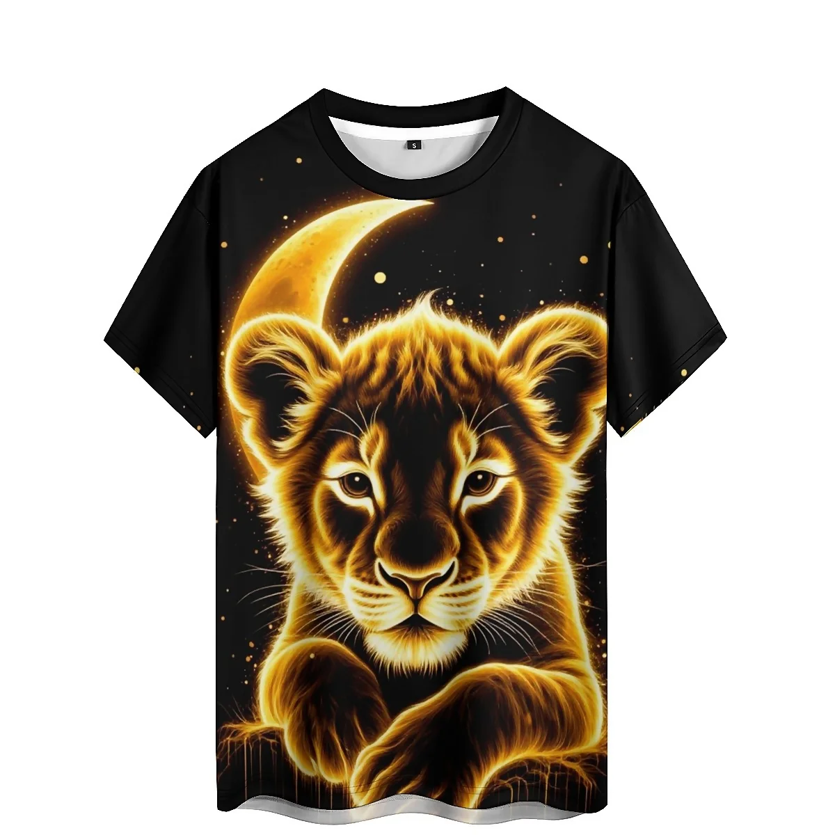 Summer Adult Fashion Print Men's 3D Printed Short-Sleeve T-Shirt - Couples' Outfit Top