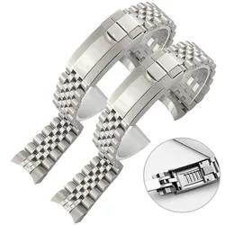 904L Jubilee Watchbands for Rolex Sub GMT Yacht Daytona Men Watch Strap Luxury Bracelet Mod Parts Replacement Accessories 20mm