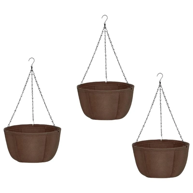 

3Pcs Multiuse Hanging Plant Holder Flower Pot For Balconies And Courtyards Use