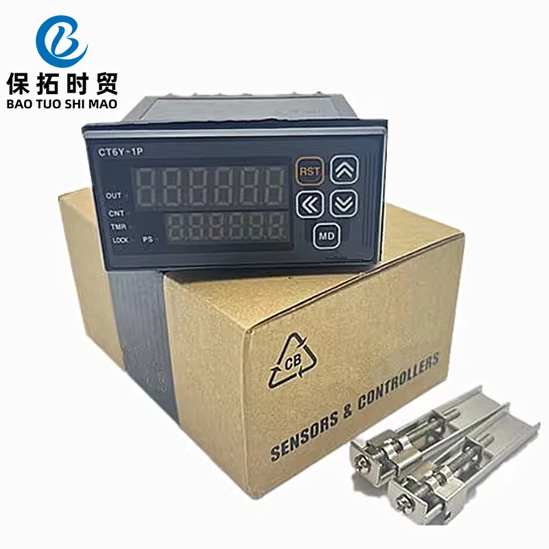 PLC  Digital Timer   CT6S-2P4T  Programmable Digital Counter  CT6M-1P  CT6Y-1P4  Time Measuring Instrument   Brand New Original