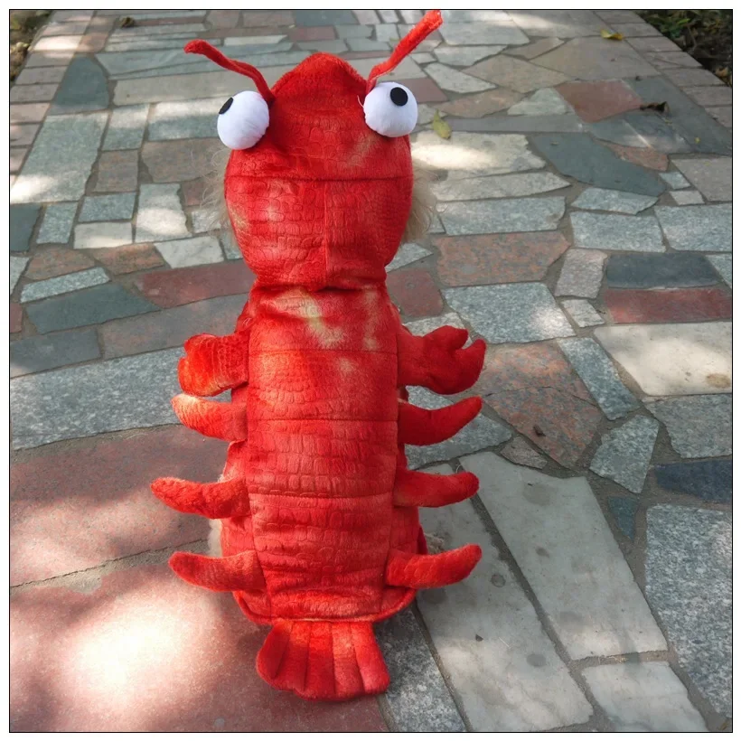 Funny Lobster Costume for Dogs - Winter Holiday Pet Outfit