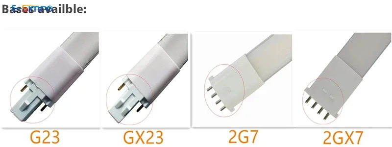 1Pc LED G23 3W 4W 5W CFL PL-S 7W-13W Replacement 110V/220V 2Pin G23/GX23 4P 2G7/2GX7 Plug-in PL Energy Saving SMD2835 Light Lamp