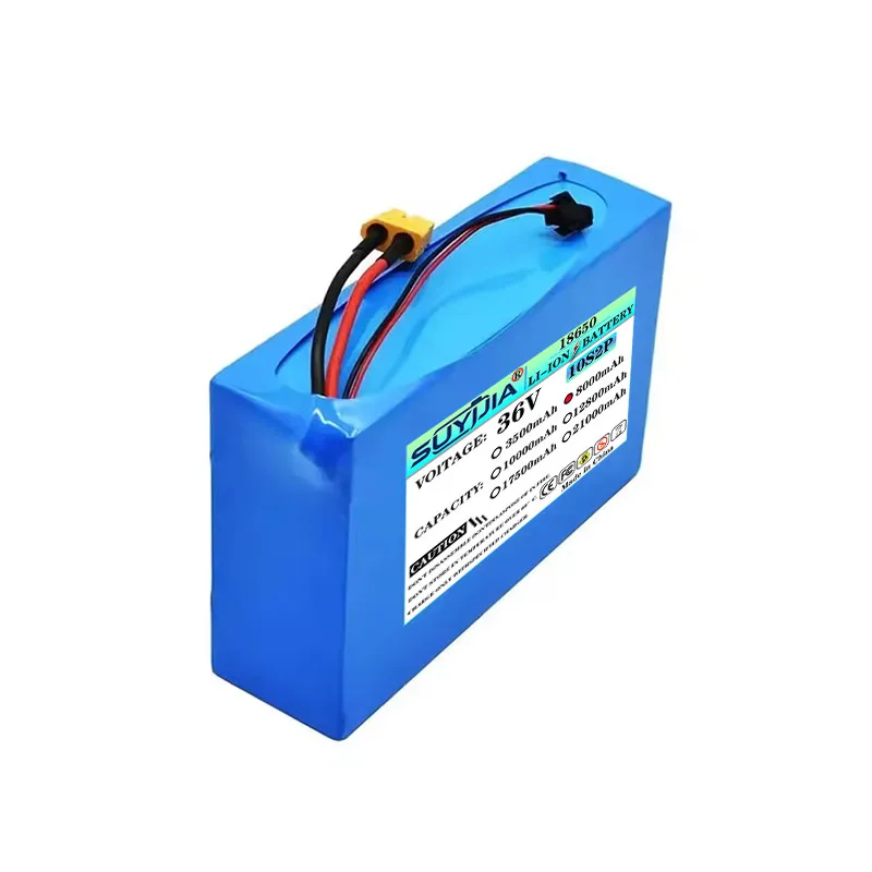 36V 8Ah 10S2P 18650 Lithium Battery, 8000mAh, Ultra-Thin Portable Car Battery, Built-in BMS System view 4