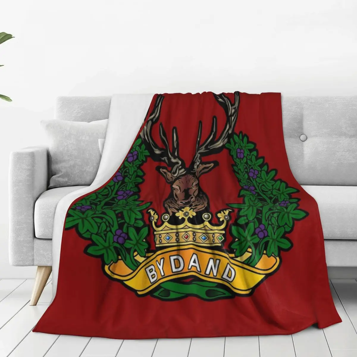 Gordon Highlanders Blankets Fleece Portable Sofa Throw Blankets For Home Bedroom Travel Throws Bedspread Quilt