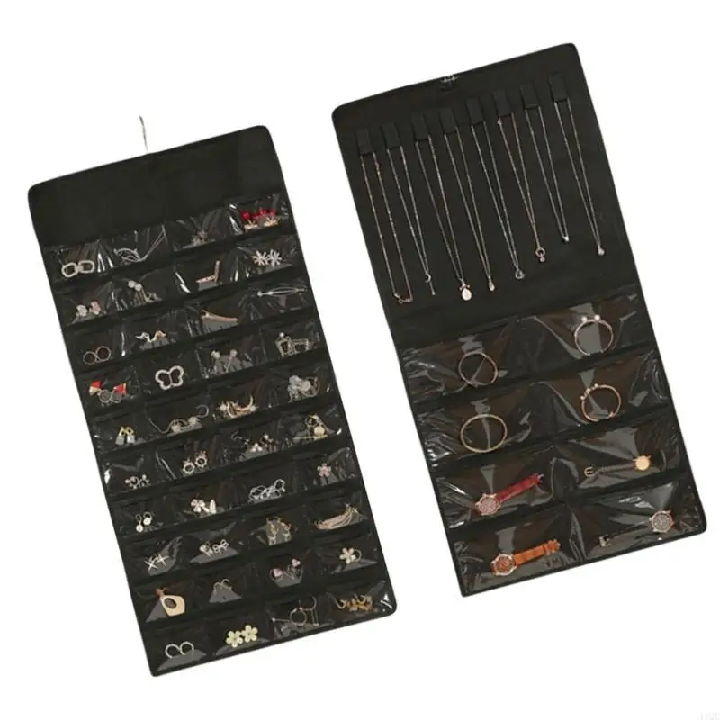 Multipurpose Jewelry Hanging Storage Organizers for Household Use Easy Access to Earrings and Necklaces Display 