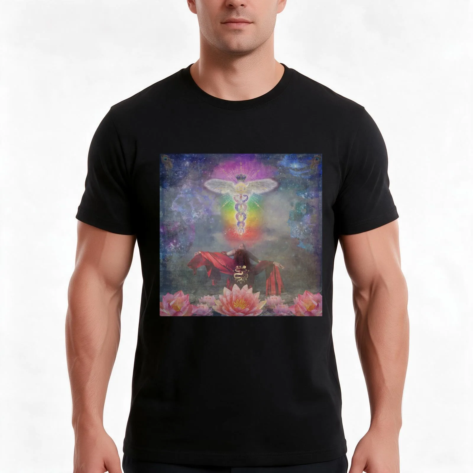 Mary Magdalene Kundalini Energy T-Shirt Summer Casual Cotton Tee Oversized Streetwear Tops Vintage Graphic Print 100% Cotton