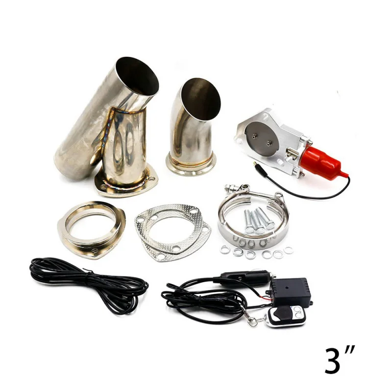 Sales Controller Two-in-One Stainless Steel Exhaust Pipe System Remote Control Valve Adjustable Sound Controller Suit