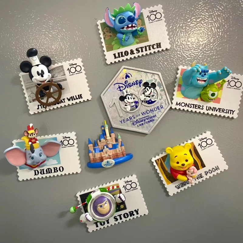 Genuino MINISO Disney Timbro Vintage Cieco Scatola Dumbo Piccolo Artigianato Topolino Regali di Festa Pooh Orso Anime Scatola a Sorpresa Perimetro