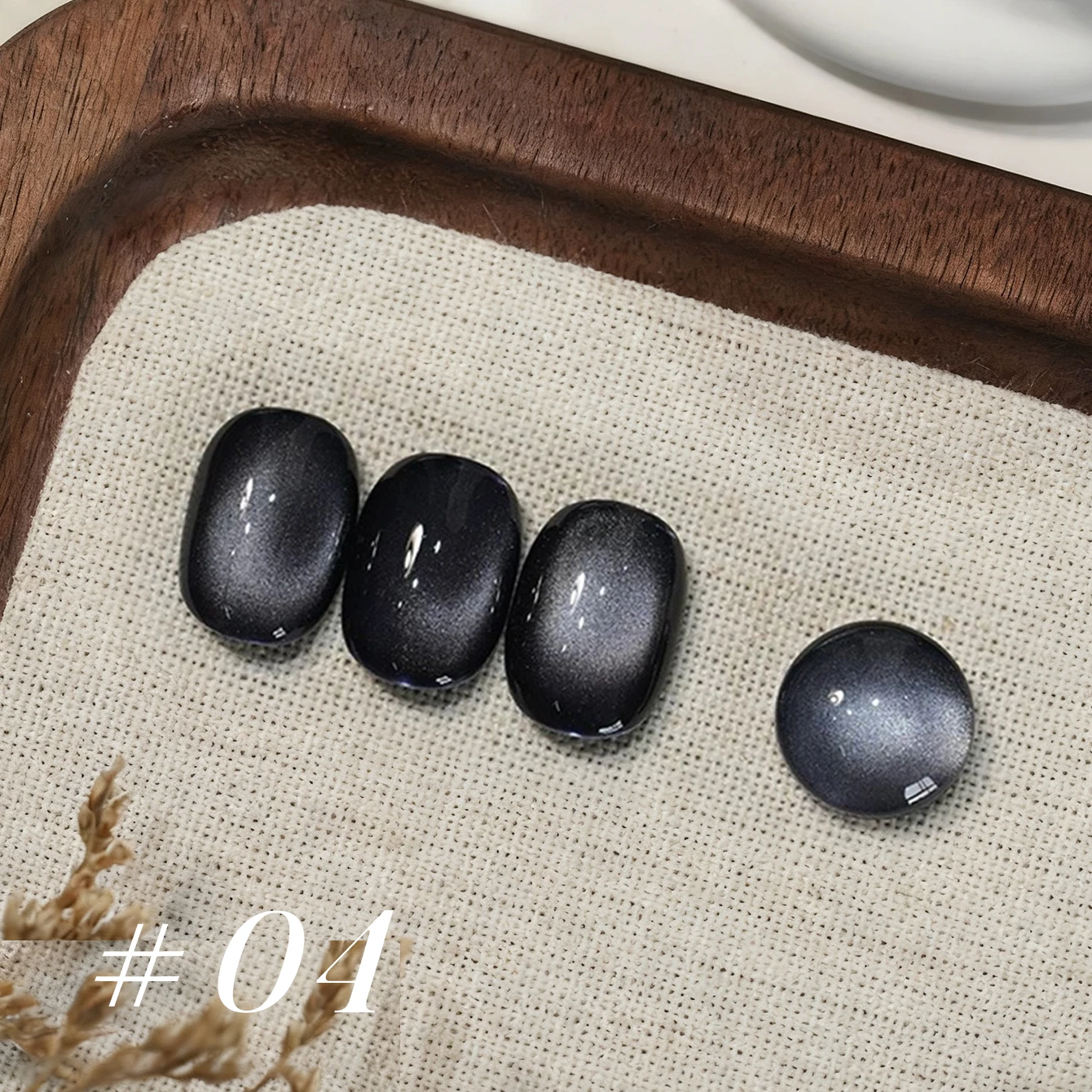 10ML 1-8pcs Top Selling Black Beauty Glass Bead Cat Eye Gel Nail Polish Autumn and Winter Nails UV Light Nails Nail Art