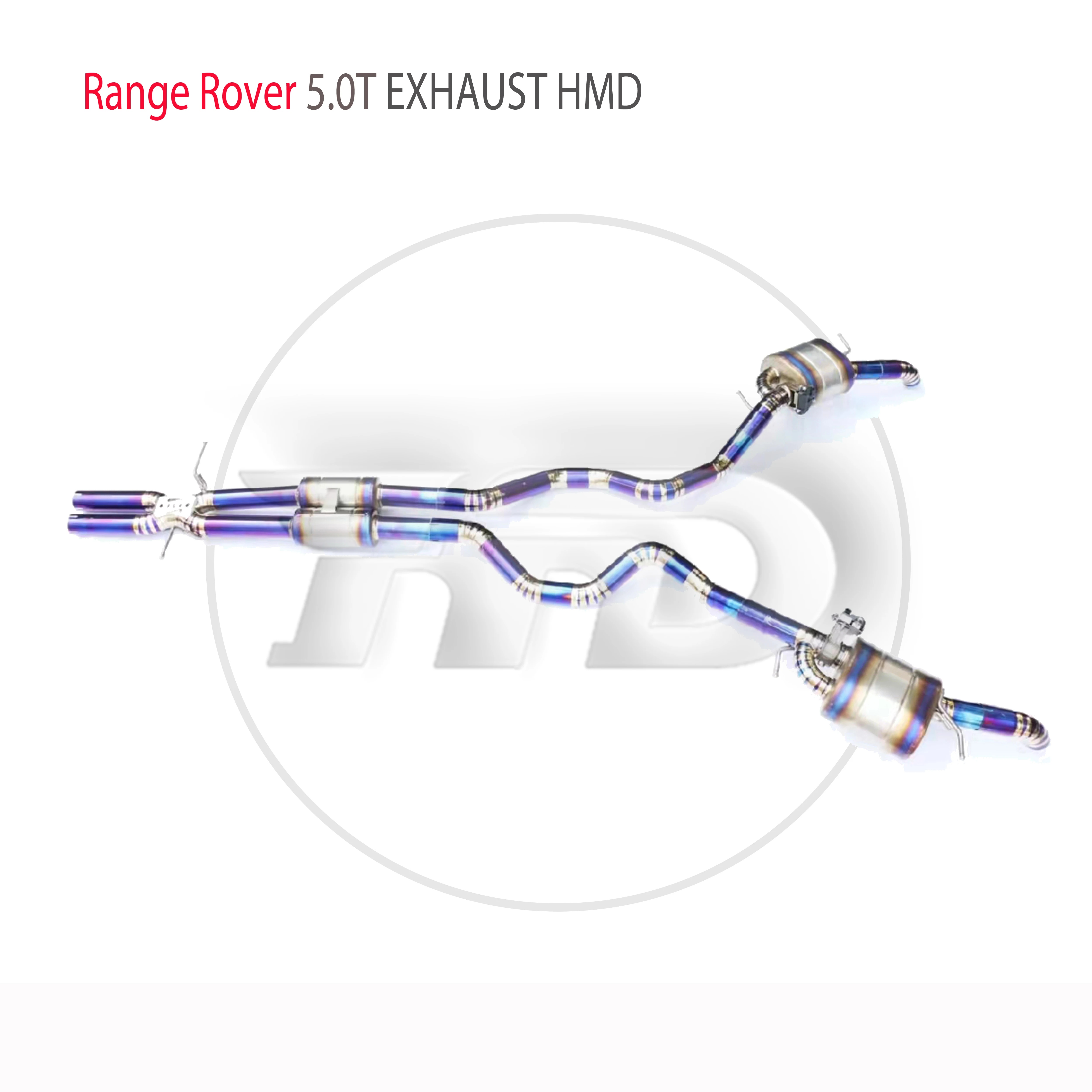 

HMD Titanium Alloy Exhaust System is Suitable For Range Rover 5.0L Auto Modification Electronic Valve Catback Pipe