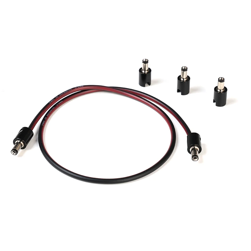 JOINAUIDO DC 5.5x2.1mm Cable Right Angle 5521 Solderless Power Plug Connector(10pcs)