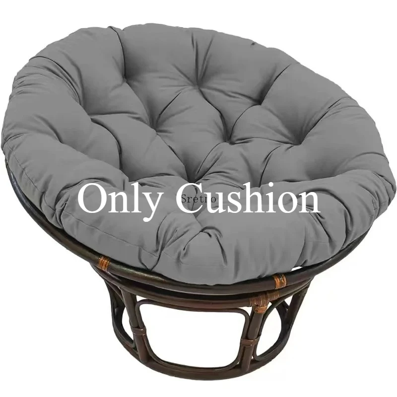 Swing Hanging Basket Chair Seat Cushions Thicken Soft Egg Chair Pad Garden Armchair Pillow Outdoor Patio Rattan Round Cushion
