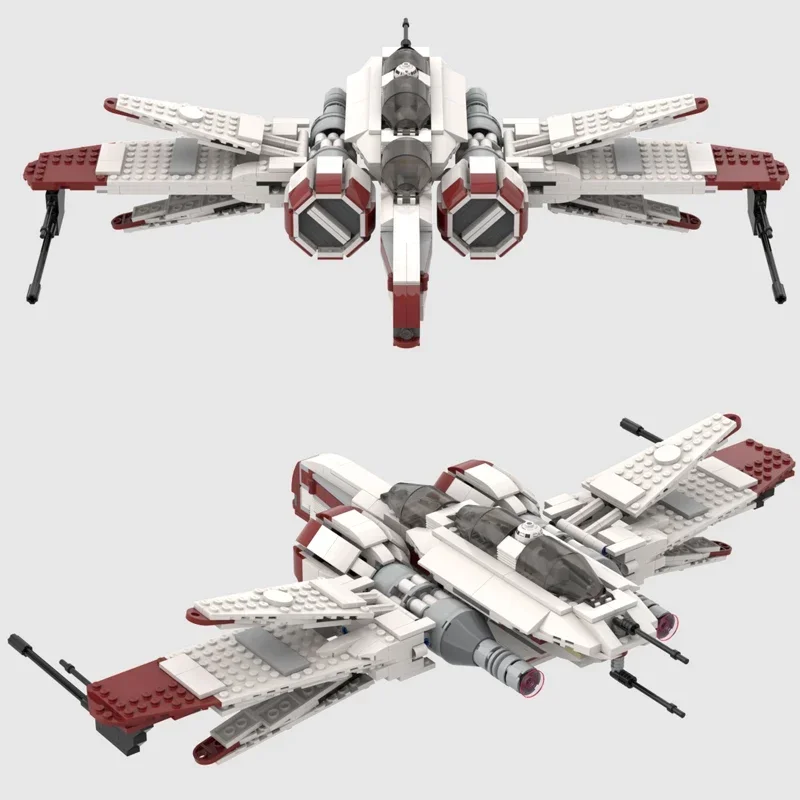 

MOC ARC-170 Star fighter Assembled MOC V-Wing reconnaissance aircraft super aircraft Star fighter Block Assembled Block Gift Toy