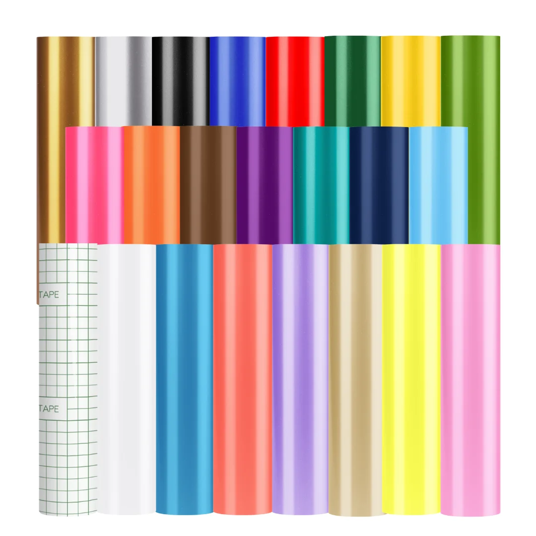1 roll of vinyl stickers for Maker 3 Maker Explore 3 Air 3 Silhouette Cameo 4 DIY  Adhesive Vinyl Rolls（12*36/60/120in）