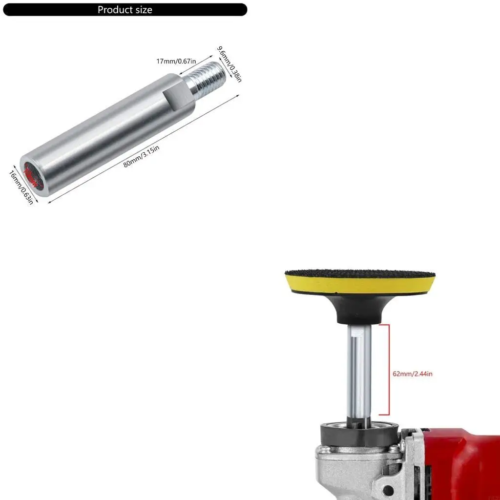 

P82E упаковка из 3 угловой удлинительной стержни Расширение резьбы для автомобильных полировщиков