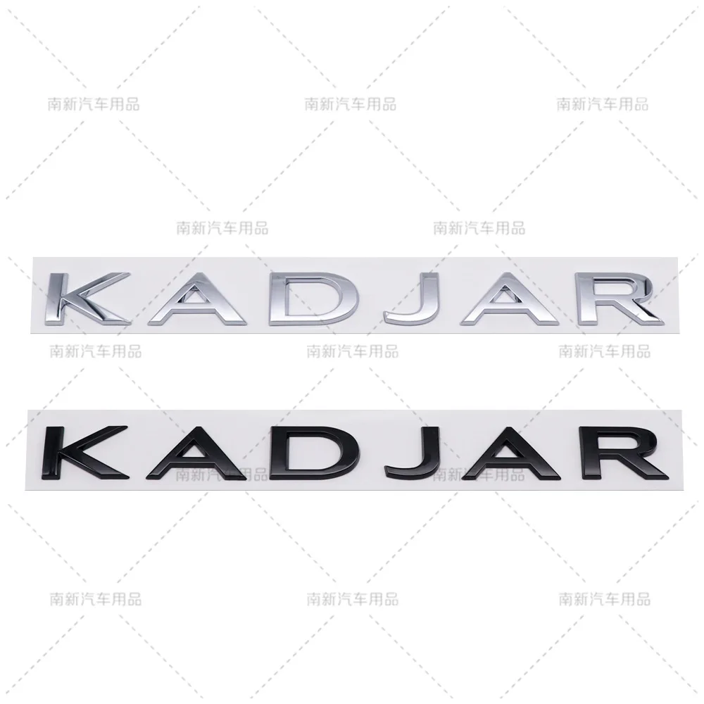 Suitable for Renault Koleos KADJAR logo modification with English letters KADJAR trunk labeling car sticker emblem
