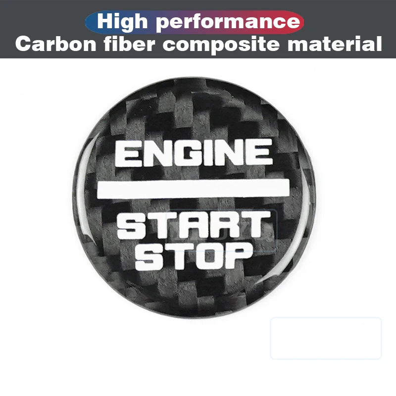 

Carbon Fiber Sticker for Fort Madrid 21-25 Accessories Interior Trim Car Engine Start Stop OFF Button CAR accessories