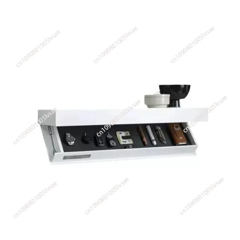 Shelf Wall Mounted Concealment Storage Wooden  Shelf with Trap Door Secure and Safe